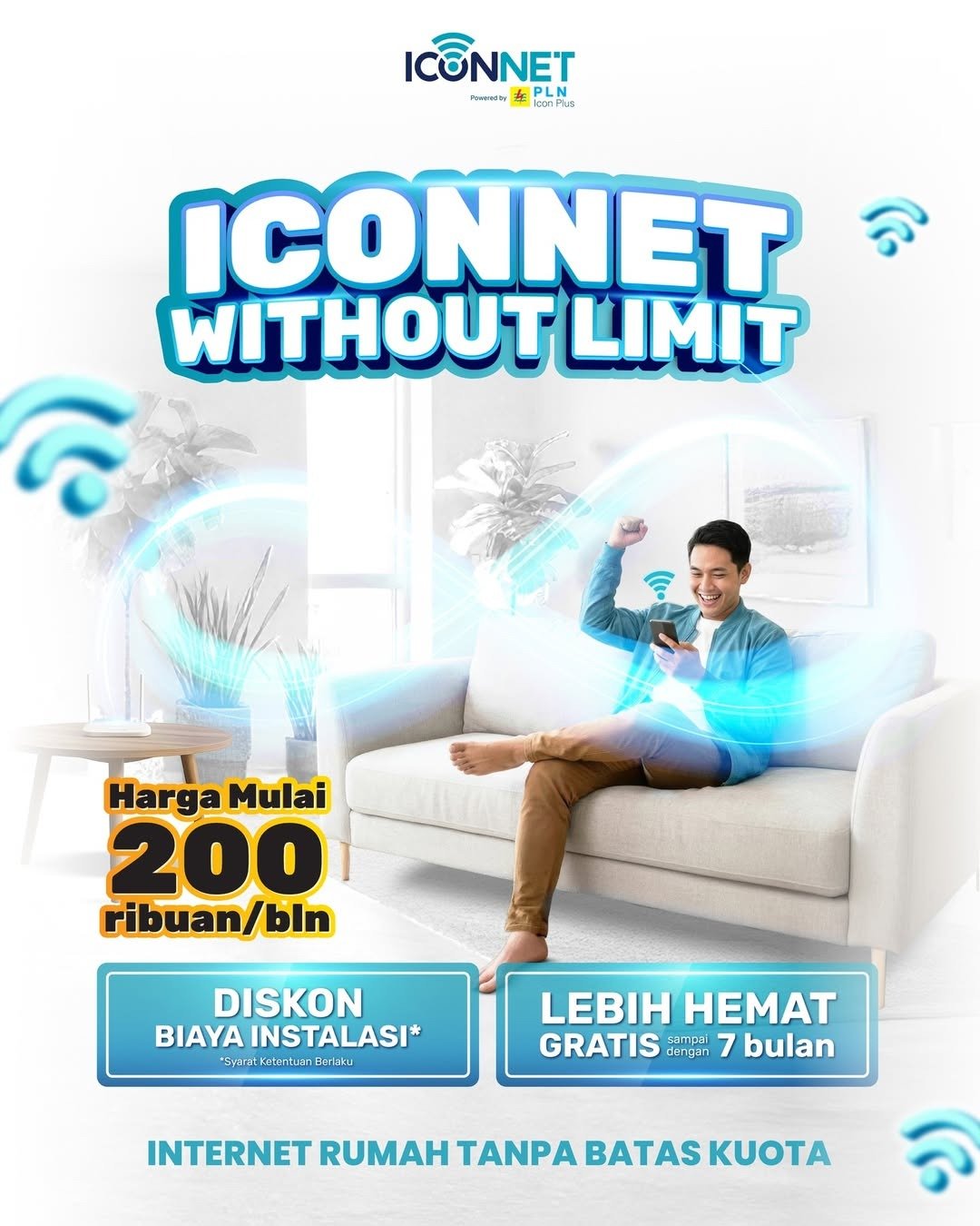 ICONNET Without Limit, Jawaban Internet Andal untuk Kebutuhan Rumah dan Bisnis